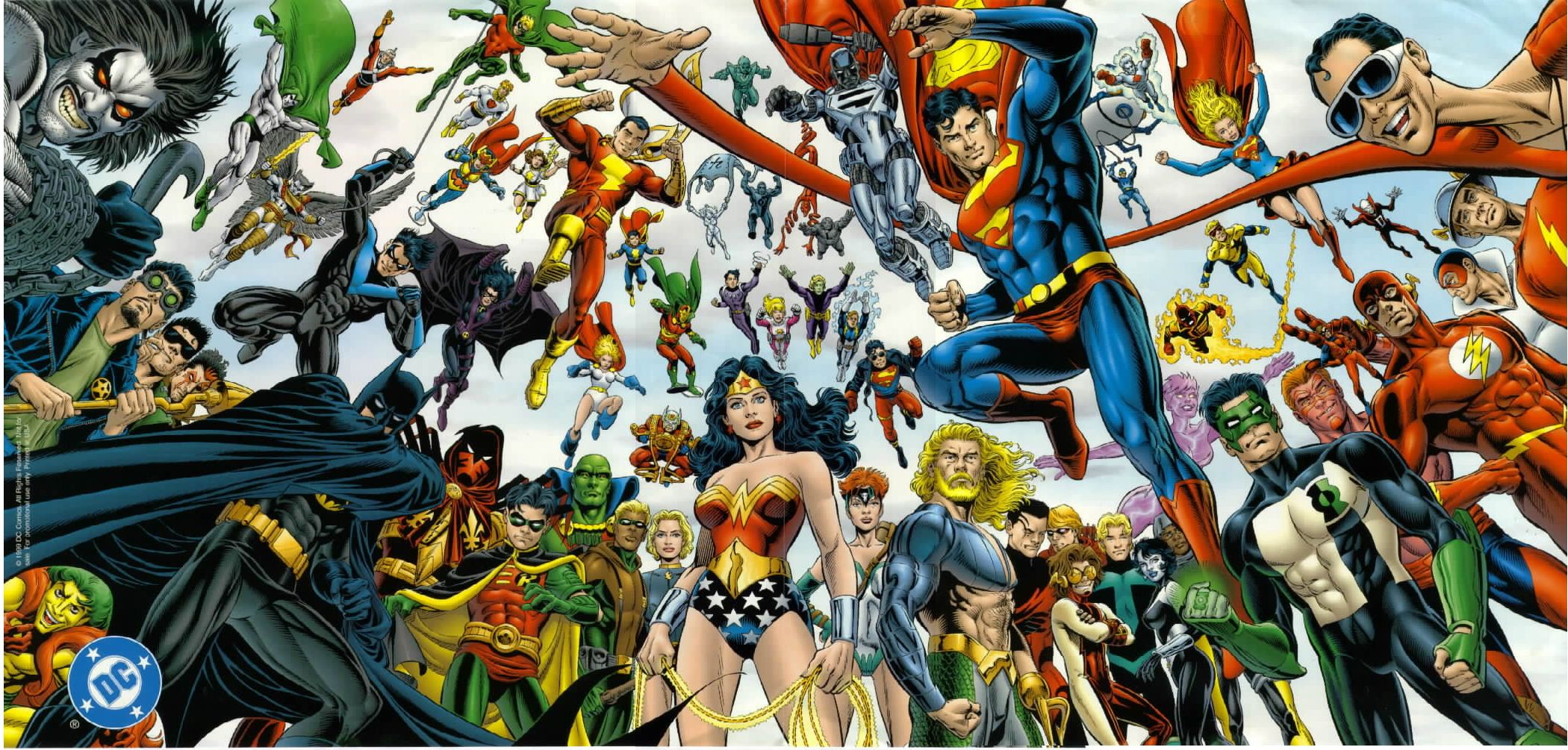 dc comics poster collection