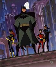 Batgirl, Batman, Robin and Nightwing