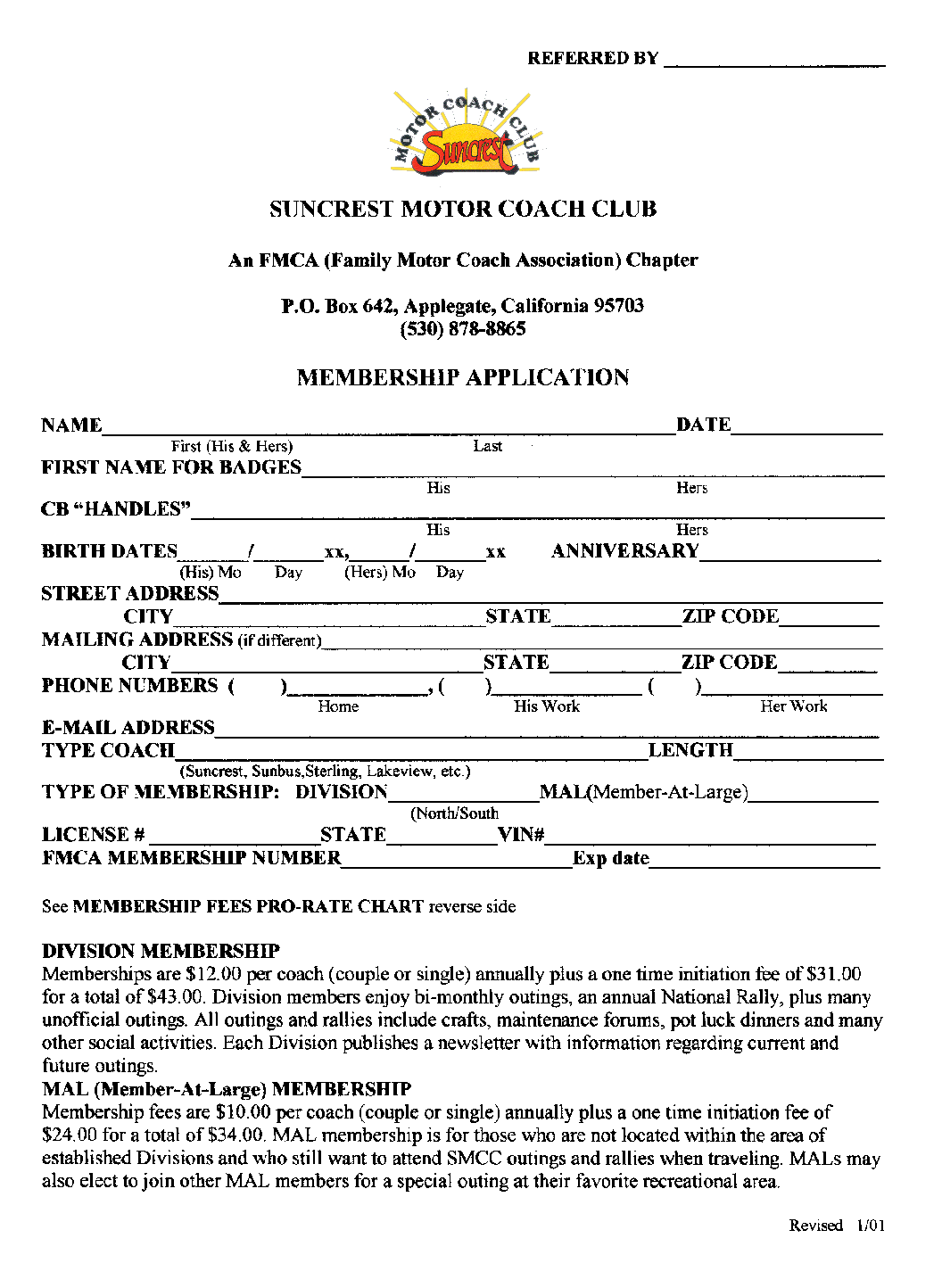 Page 1 of Order Form
