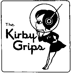 Kirby Grips Logo (from sticker of alien girl's head