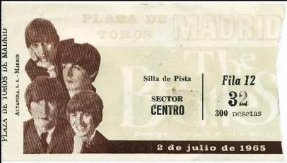 Madrid Concert Ticket