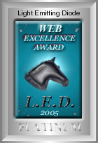 This site has been awarded the - 2005 Light Emitting Diode Award of Web Excellence