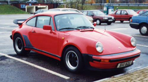 A Covin replica of the classic Porsche 911 Turbo