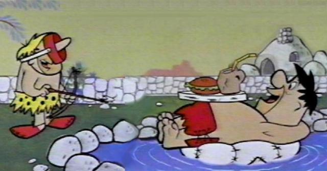 flintstone pool float