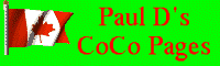 Paul D's CoCo pages