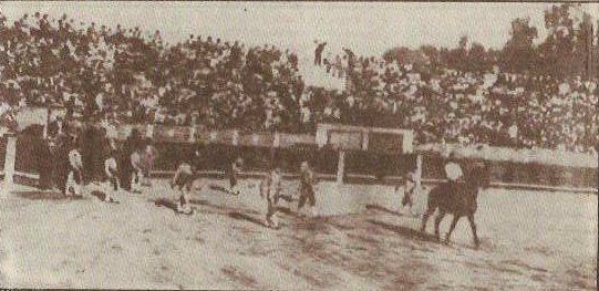 El paseillo de la corrida del 16 de Mayo de 1920, en la que murió José Gómez (Gallito)
