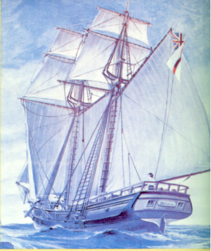 This Is What The Betsy Might Have Looked Like As She Sailed To Lyons Brook