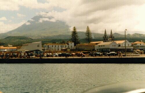 Arriving at Lajes do Pico