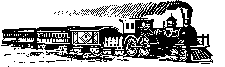 Old Steam Train Drawing