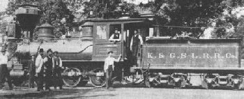 K&GSL Locomotive - 1880