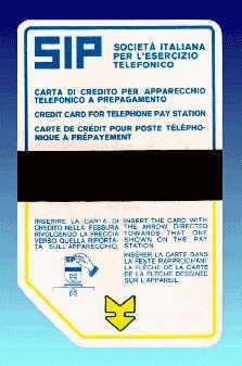The first phonecard in the world