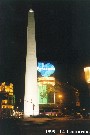 Plaza de la Republica e Obelisco by night