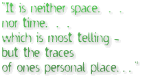 ... personal place ...