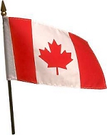 Canadian Flag With Compression 40