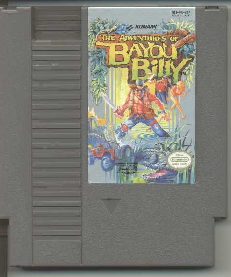 The Adventures of Bayou Billy cartridge