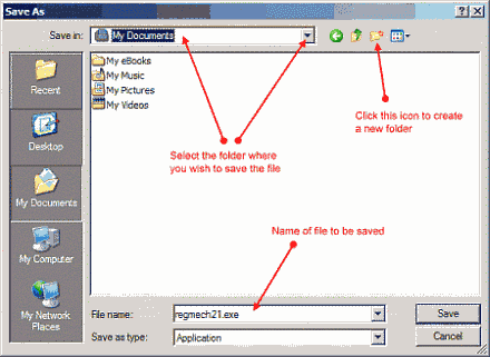 Save As Dialog Box