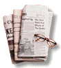 Graphic of a newspaper