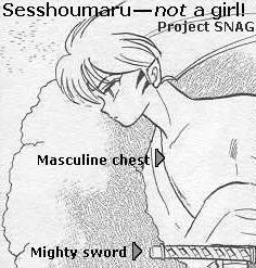 Project SNAG: Sesshoumaru--not a girl!