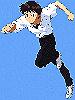 Shinji running