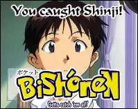 I caught Shinji!