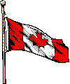 Animated Canadian flag