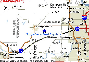 Highway view of TVF from Eastern KS Map