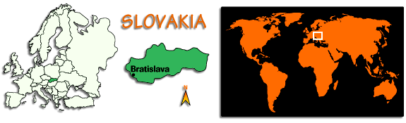 carte de Slovaquie