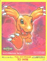 Meadow Lea Digimon Stickers 2000 1 of 7 Agumon