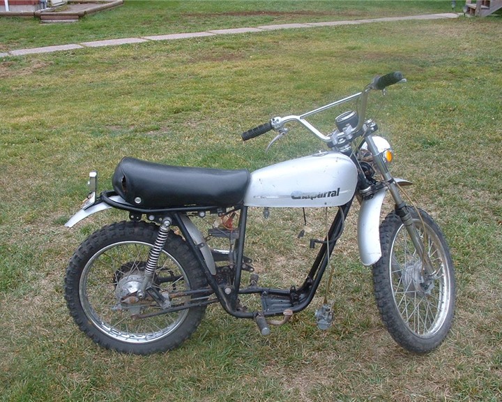 1973, 80cc, Chaparral Mini-Bike: