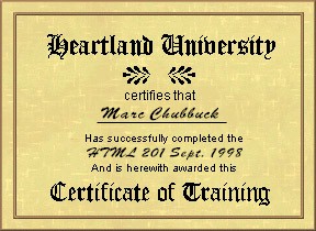 I attended Heartland University