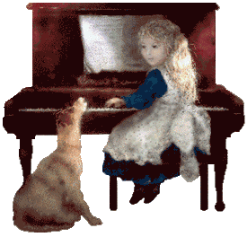 Girl playing piano-animated.gif & Kitty Roach.