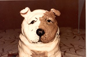 Bulldog cake