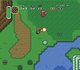 The Legend of Zelda: A Link to the Past - Sooo very very fun. One of the best Snes games ever. And there's no stupid seperate battle screens and select attack menus. Those annoy me so much!!!