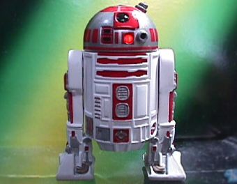 This shows the droid with the third leg removed.