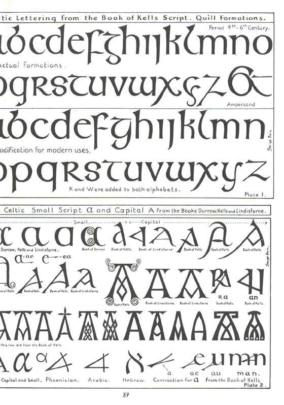 Click on image to see a sample of Celtic lettering celtic lettering