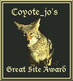 Coyote-jo's Great Site Award