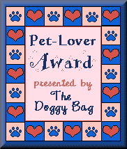 Pet Lover Award presented by the Doggy Bag