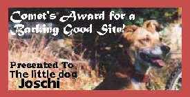 Comet's Barking Good Site Award