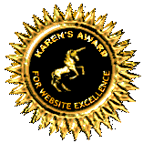 Karen's Award for Website Excellence