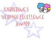 Katherine's Webpage Excellence Award