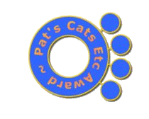 Pat's Cats Etc Award
