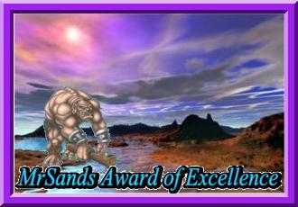MrSands Award of Excellence
