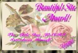 Unique Beautiful Site Award