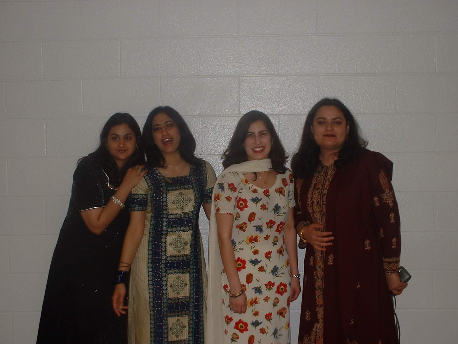 left to right: fariha, aisha, saleha, johi