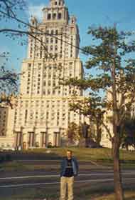 in front of Ukraina Hotel,"my home" during my short stay in Moscow.