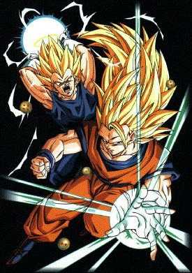 SSJ Vegeta And SSJ Goku