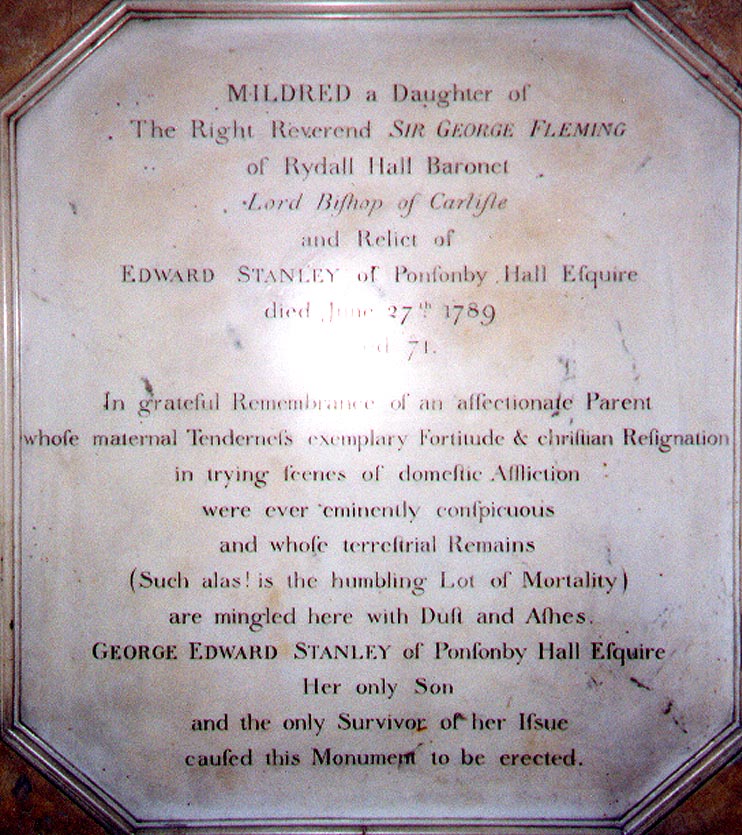 This poignant memorial tablet inspired the poem