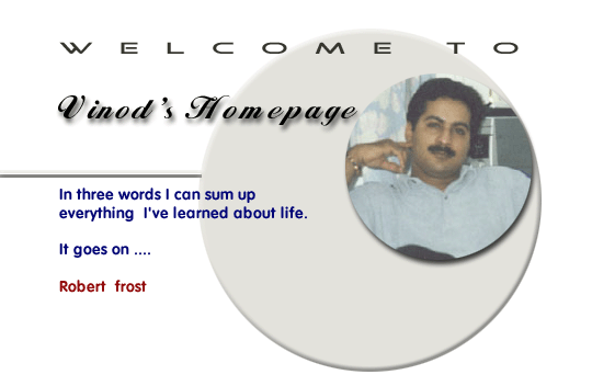 Welcome to my Cyber Home - Vinod Menon