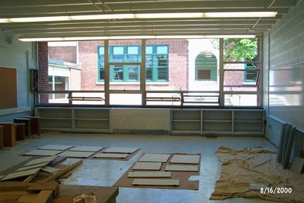 During re-construction