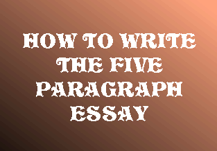 Powerpoint on five paragraph essay